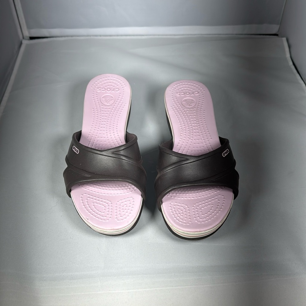 Crocs sandals size 9. Not worn, no box